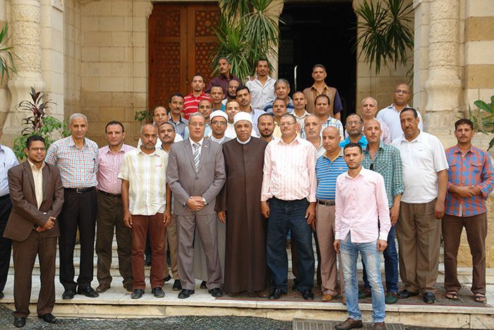 رئيس القطاع الديني : يلتقي بالإداريين المشاركين بمعسكر أبي بكر الصديق بالإسكندرية