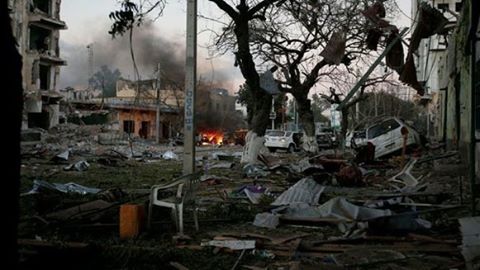 انفجار قرب القصر الرئاسي في الصومال